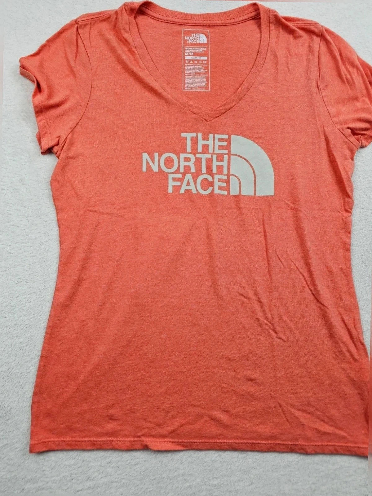 T-shirt Orange The North Face Slim Fit M – The North Face – taille M / 38 / 10 3