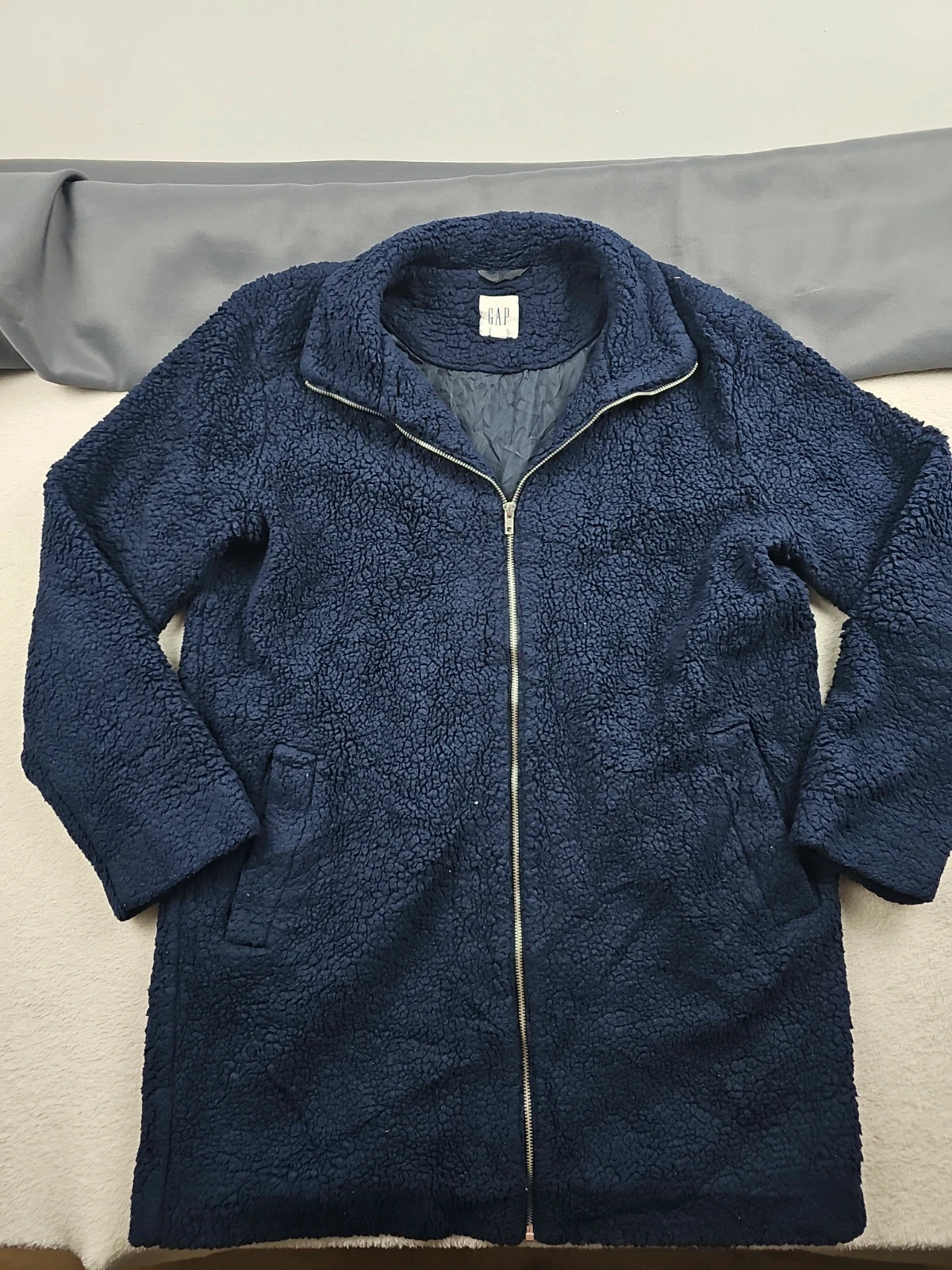 Gap Manteau Veste Teddy Bleu Marine Taille M