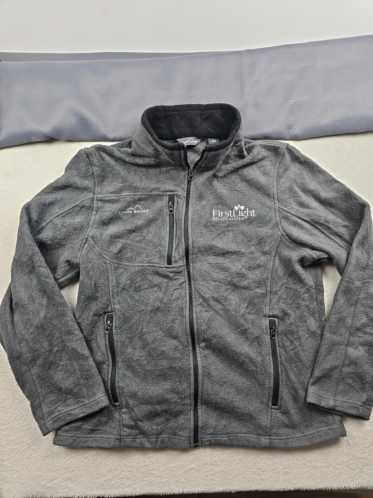 Eddie Bauer Veste Polaire Grise Taille L