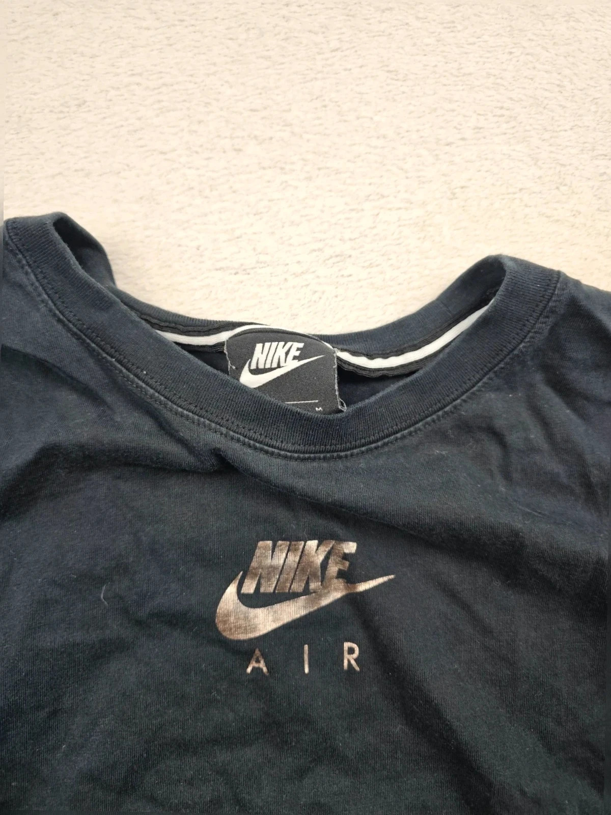 T-shirt crop Top Nike Air noir M – Nike Air – taille M / 38 / 10 2