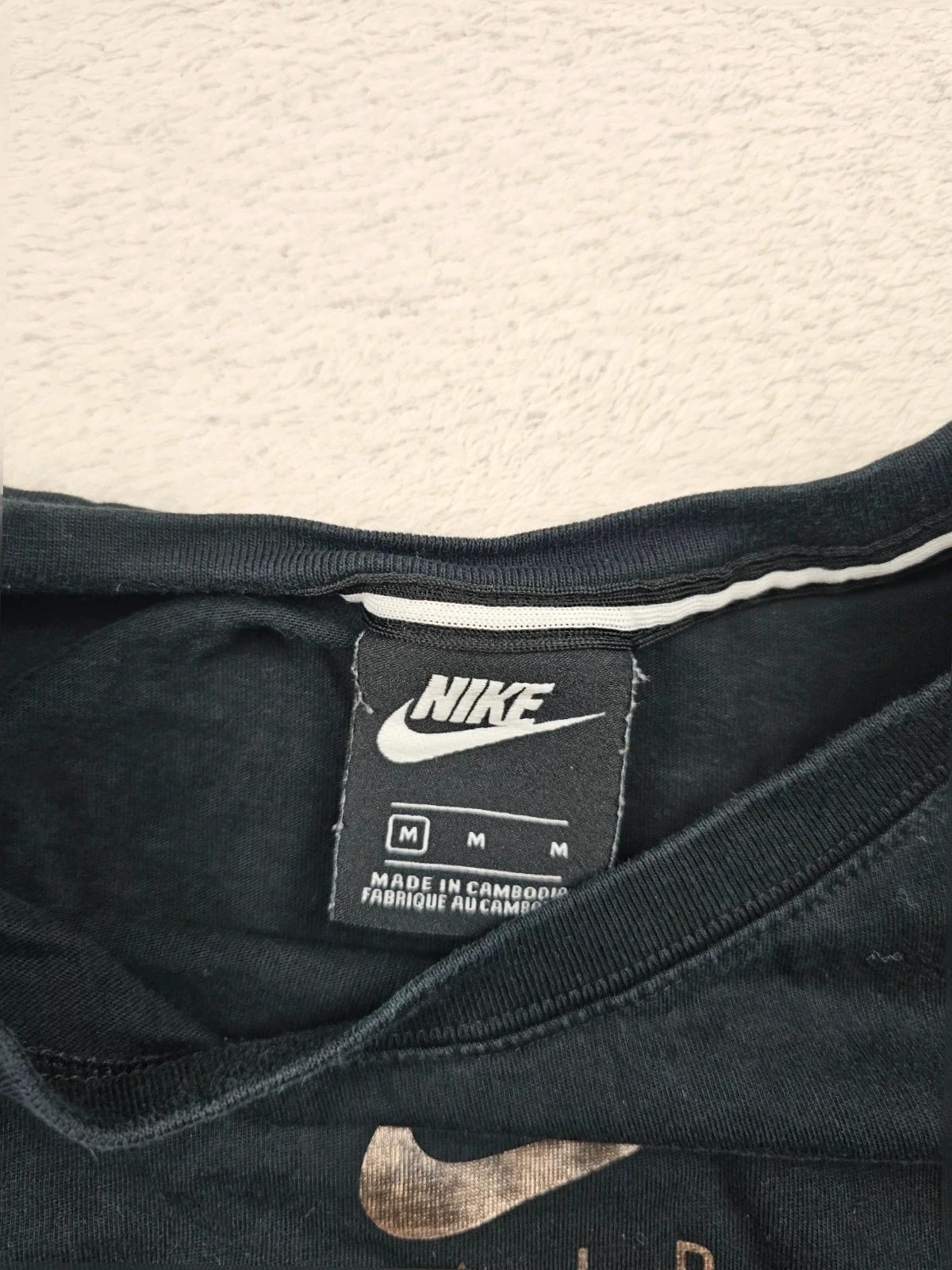 T-shirt crop Top Nike Air noir M – Nike Air – taille M / 38 / 10 3