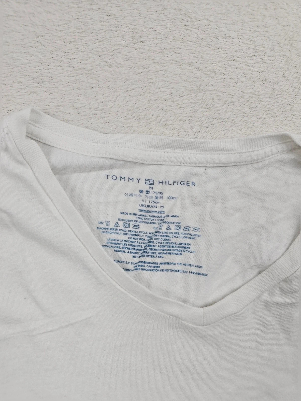 T-shirt tommy Hilfiger blanc M – Tommy Hilfiger – taille M 2