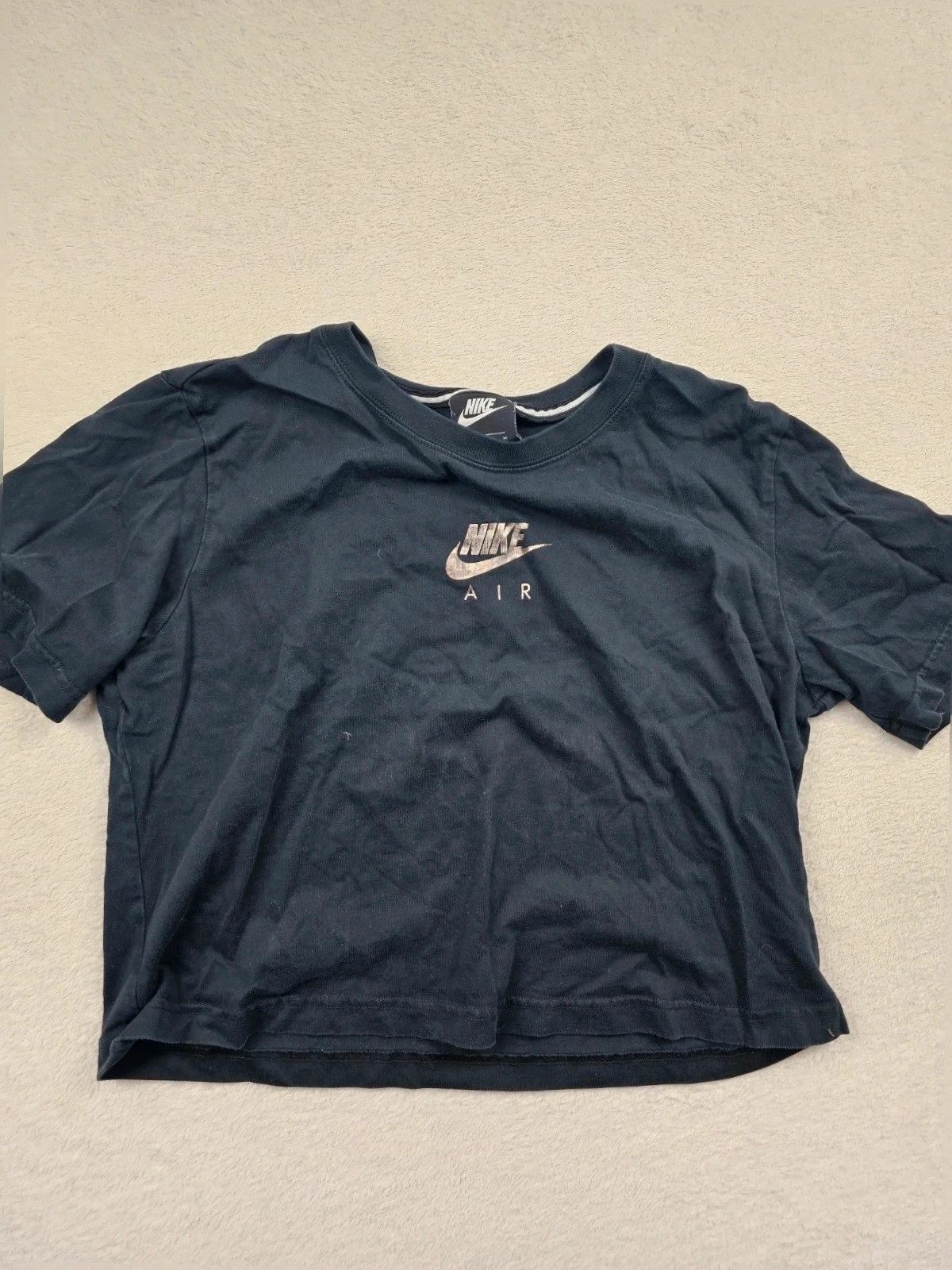 T-shirt crop Top Nike Air noir M