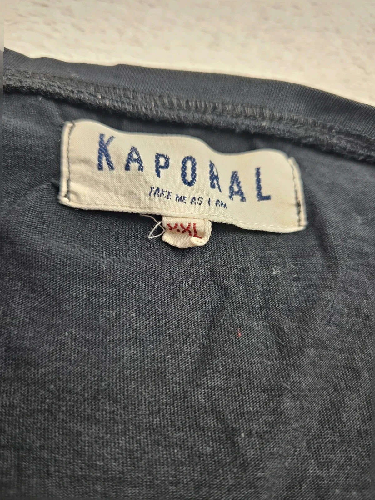 T-shirt vintage Noir kaporal XXL – Kaporal – taille XXL 3