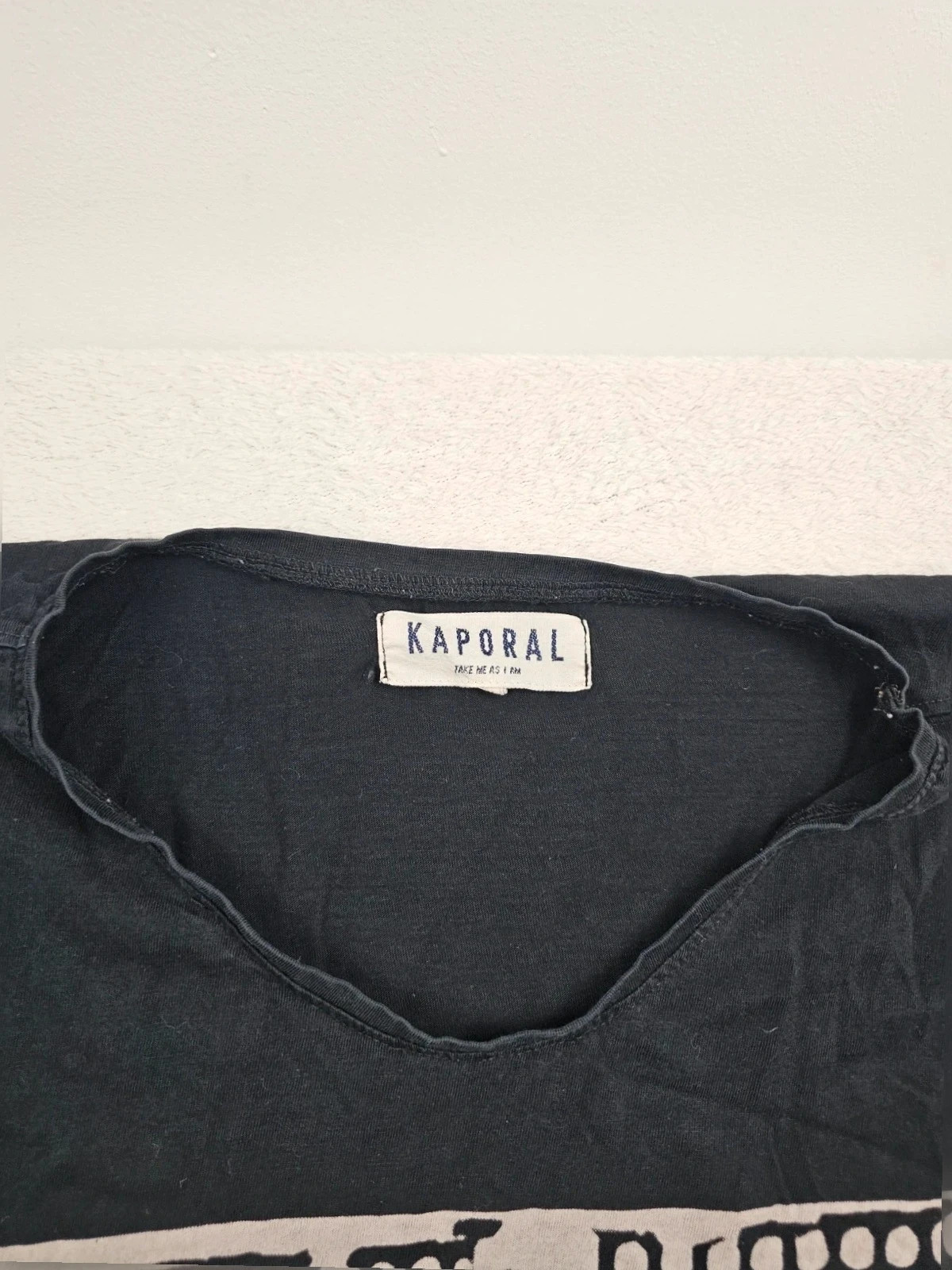 T-shirt vintage Noir kaporal XXL – Kaporal – taille XXL 2