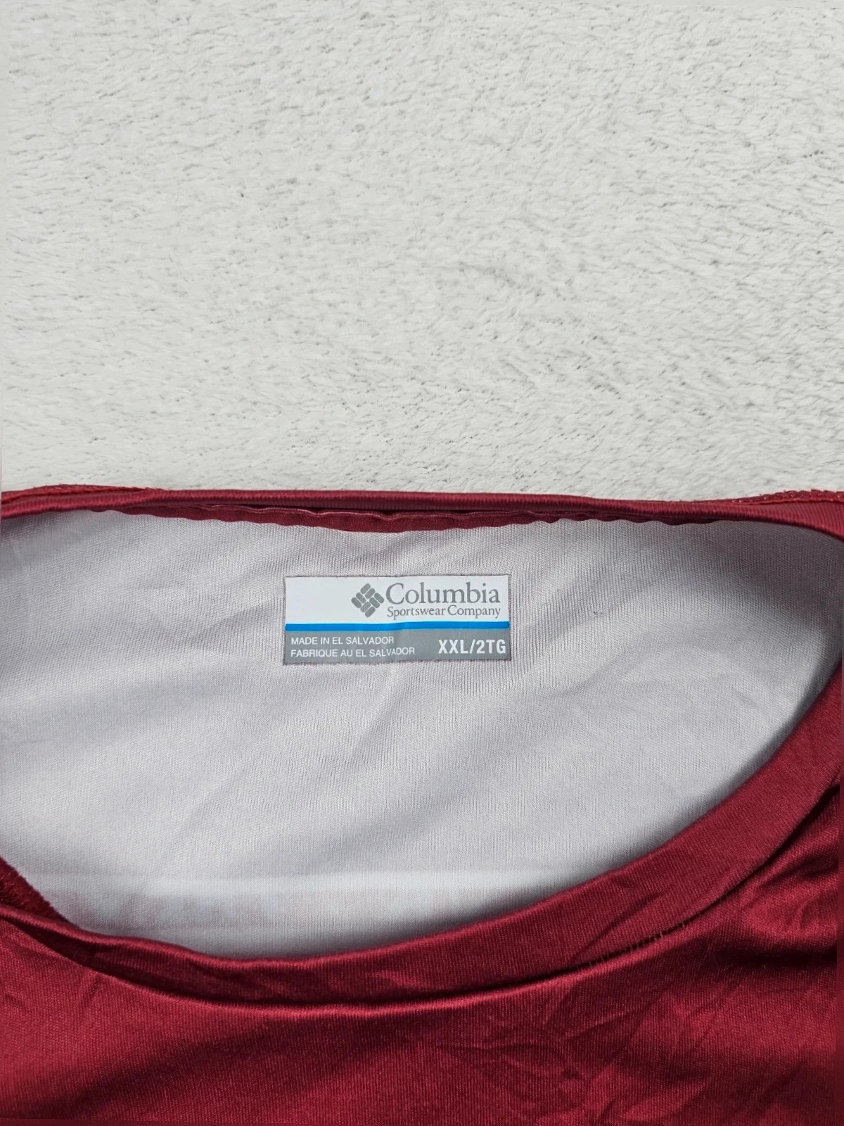 T-shirt manches Longues Columbia PFG rouge XXL – Columbia – taille XXL 5
