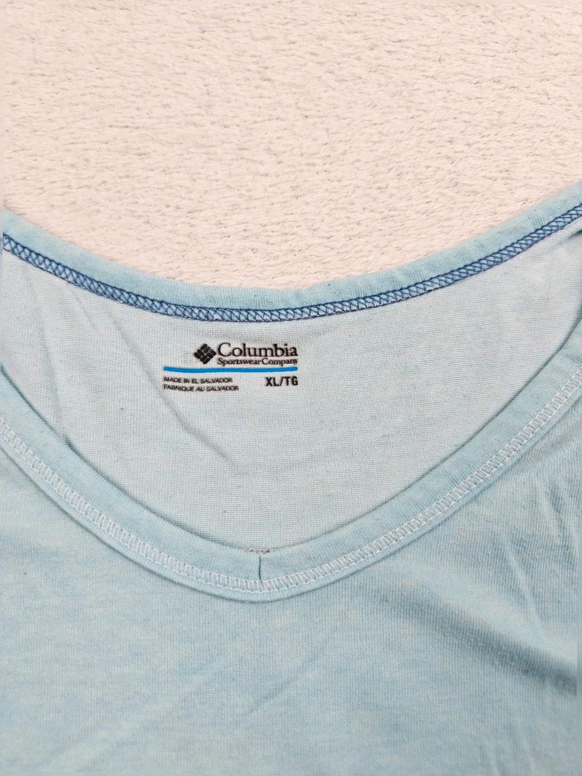 Débardeur Columbia bleu Col v XL – Columbia – taille XL / 42 / 14 4