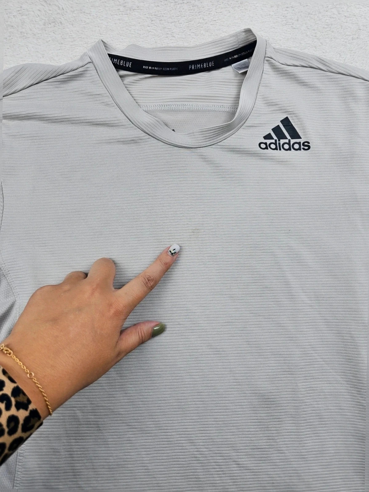 T-shirt Adidas Blanc et Noir S – adidas – taille S 3
