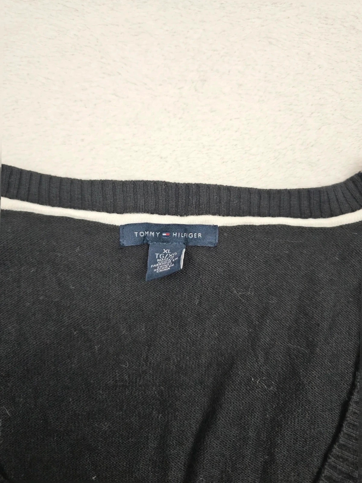 Débardeur sans manches / Tank top Tommy Hilfiger Noir / Gris / blanc XL – Tommy Hilfiger – taille XL / 42 / 14 2
