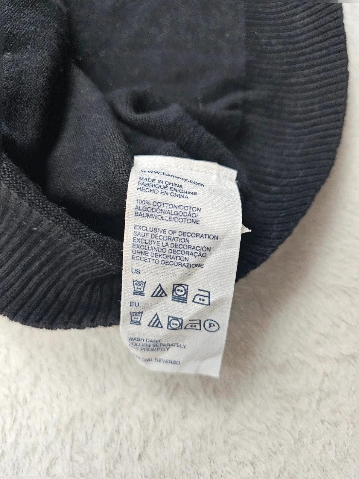 Débardeur sans manches / Tank top Tommy Hilfiger Noir / Gris / blanc XL – Tommy Hilfiger – taille XL / 42 / 14 5