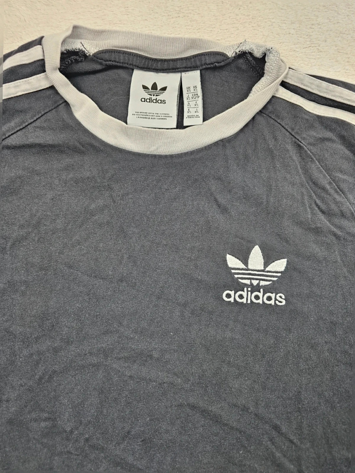 T-shirt Adidas noir Et Blanc XS – adidas – taille XS 3