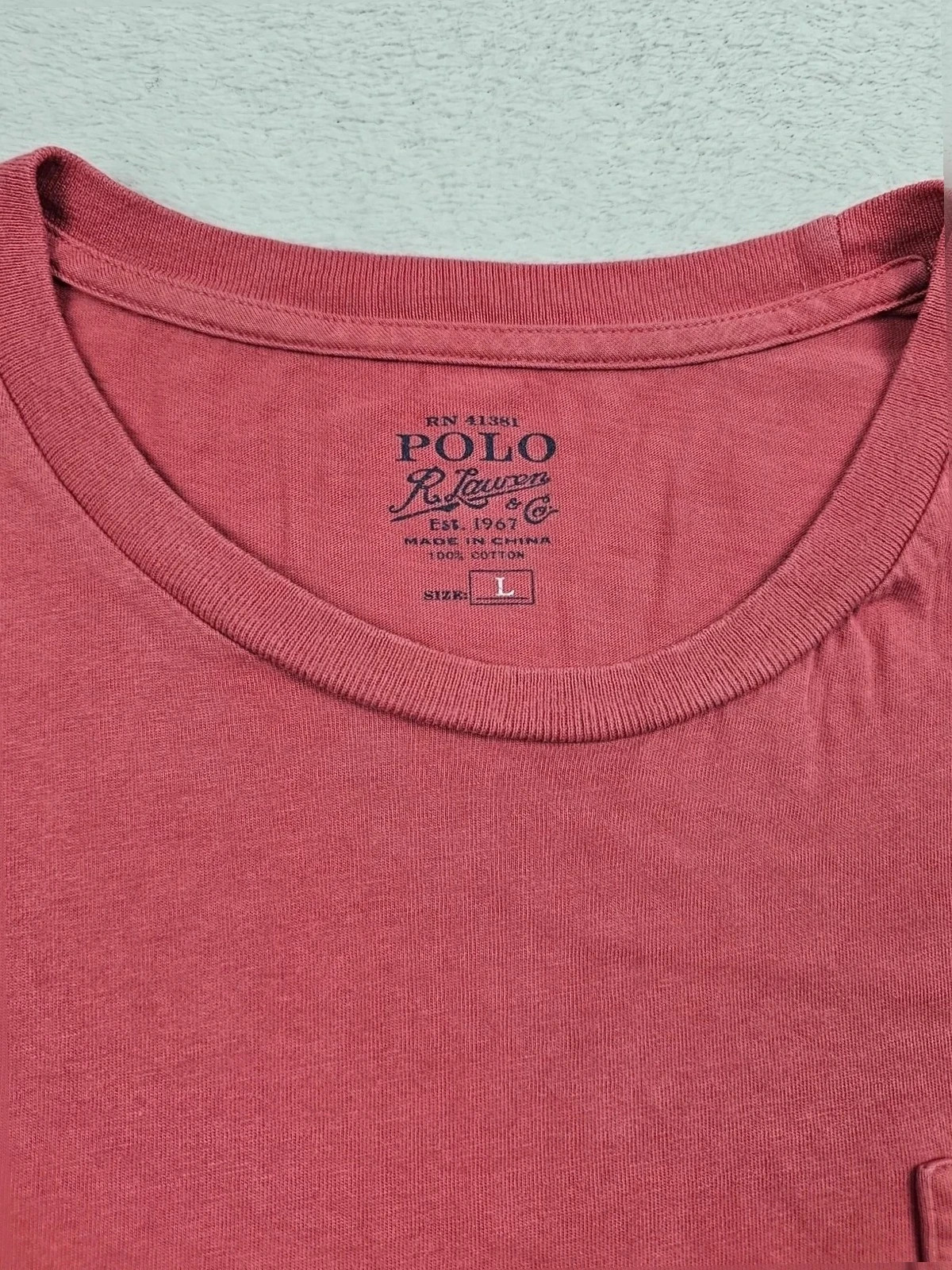 T-shirt Polo ralph Lauren Vieux rose – Polo Ralph Lauren – taille L 4