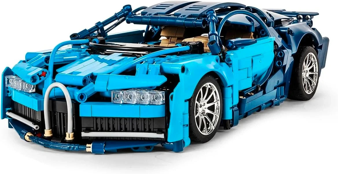 Voiture en bloc de construction style Bugatti Chiron – taille Taille unique 2