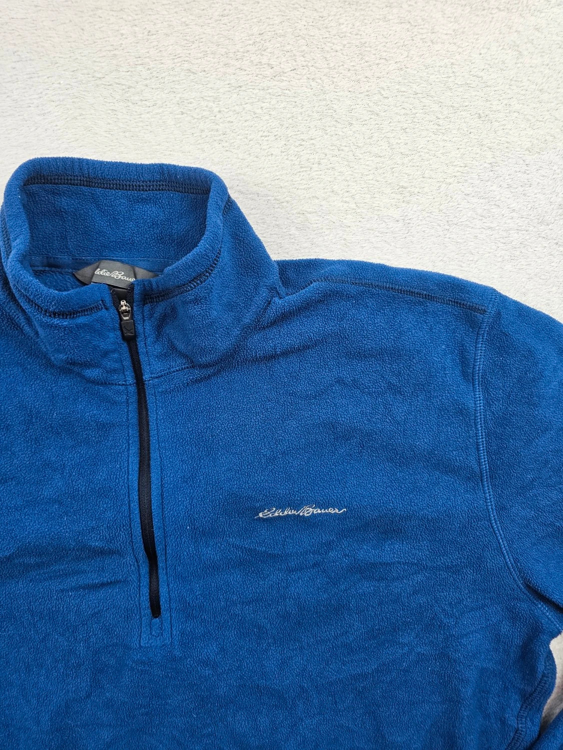 Veste polaire Eddie Bauer outdoor demi-zip col montant zippé bleu Homme taille M – Eddie Bauer – taille M 2