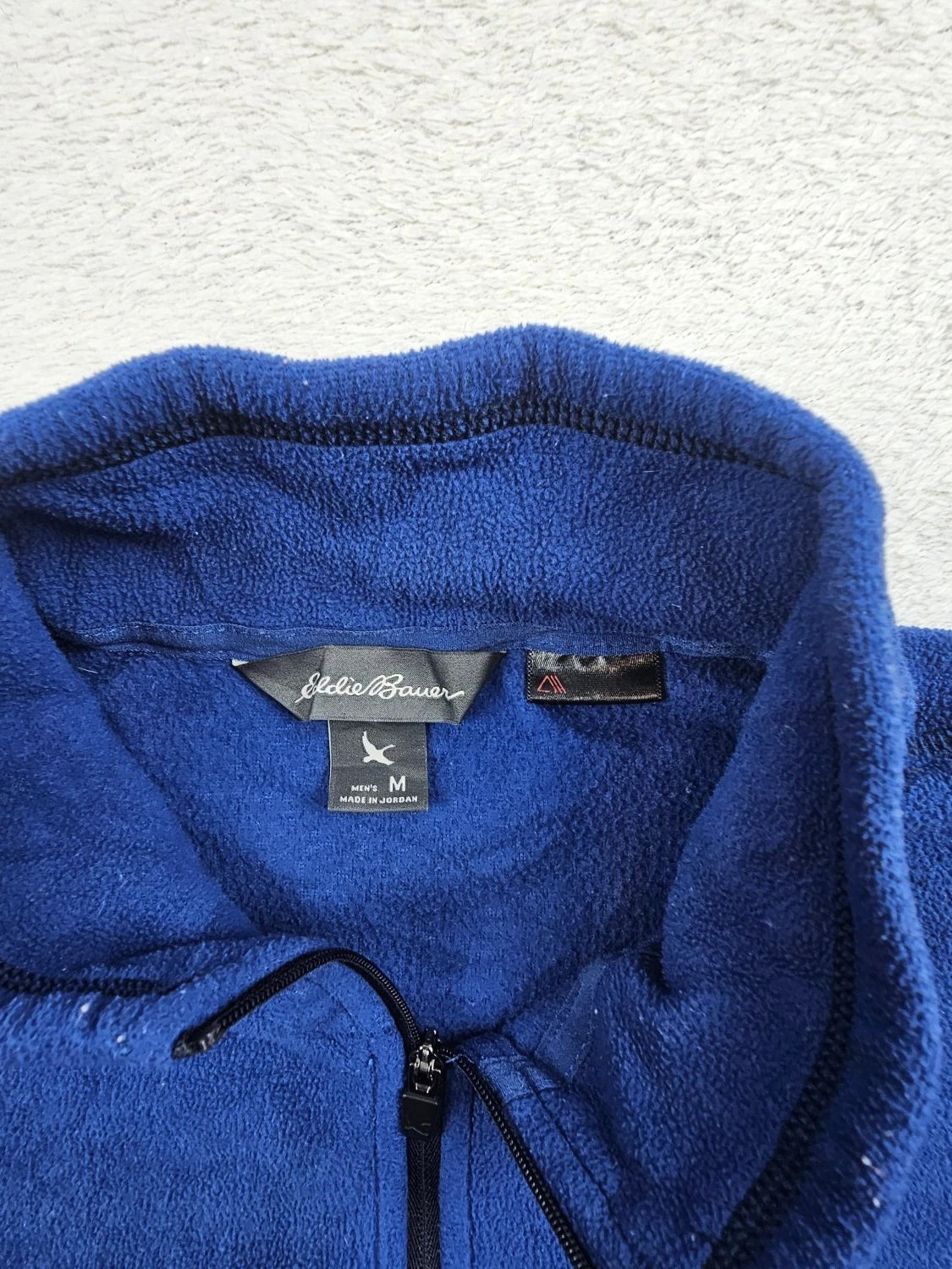 Veste polaire Eddie Bauer outdoor demi-zip col montant zippé bleu Homme taille M – Eddie Bauer – taille M 4