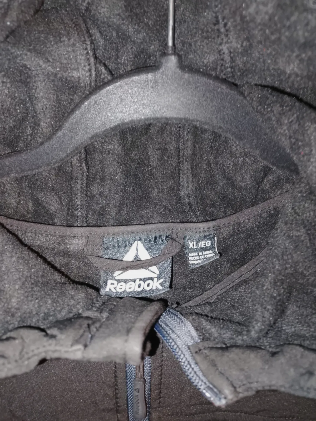 Veste Softshell à Capuche Reebok Noire Polaire — Taille XL – Reebok – taille XL 3