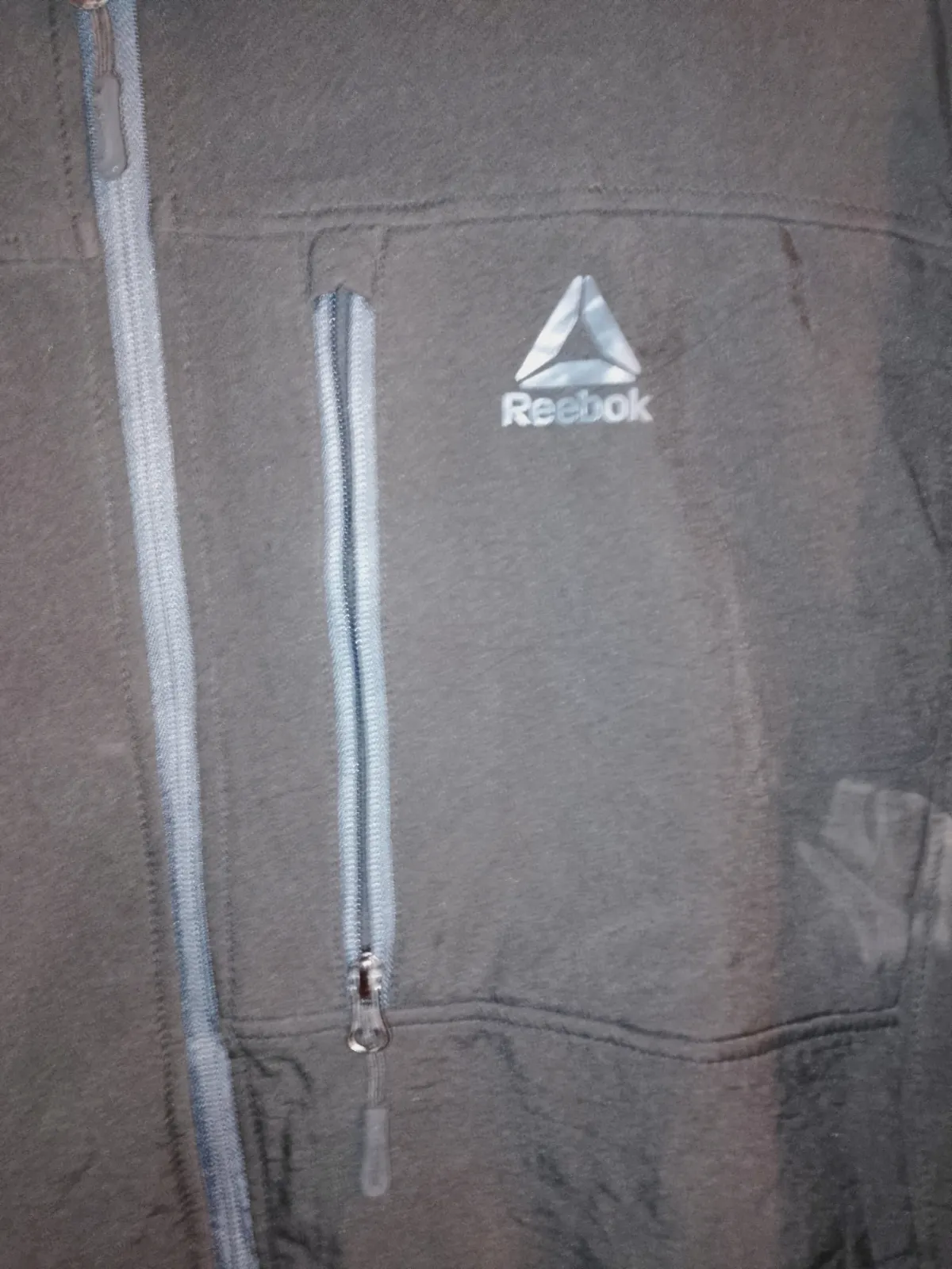 Veste Softshell à Capuche Reebok Noire Polaire — Taille XL – Reebok – taille XL 2