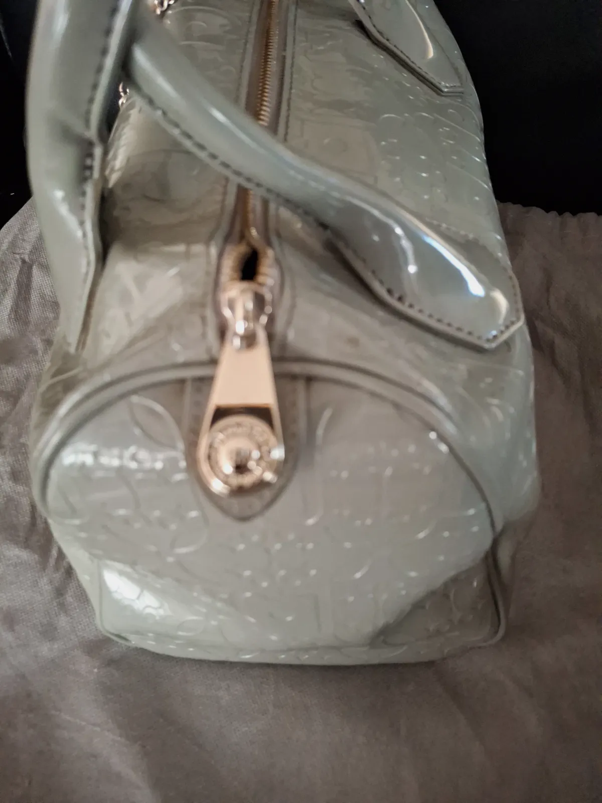 Sac à main Liu Jo en cuir verni gris – Liu Jo – taille Taille unique 3