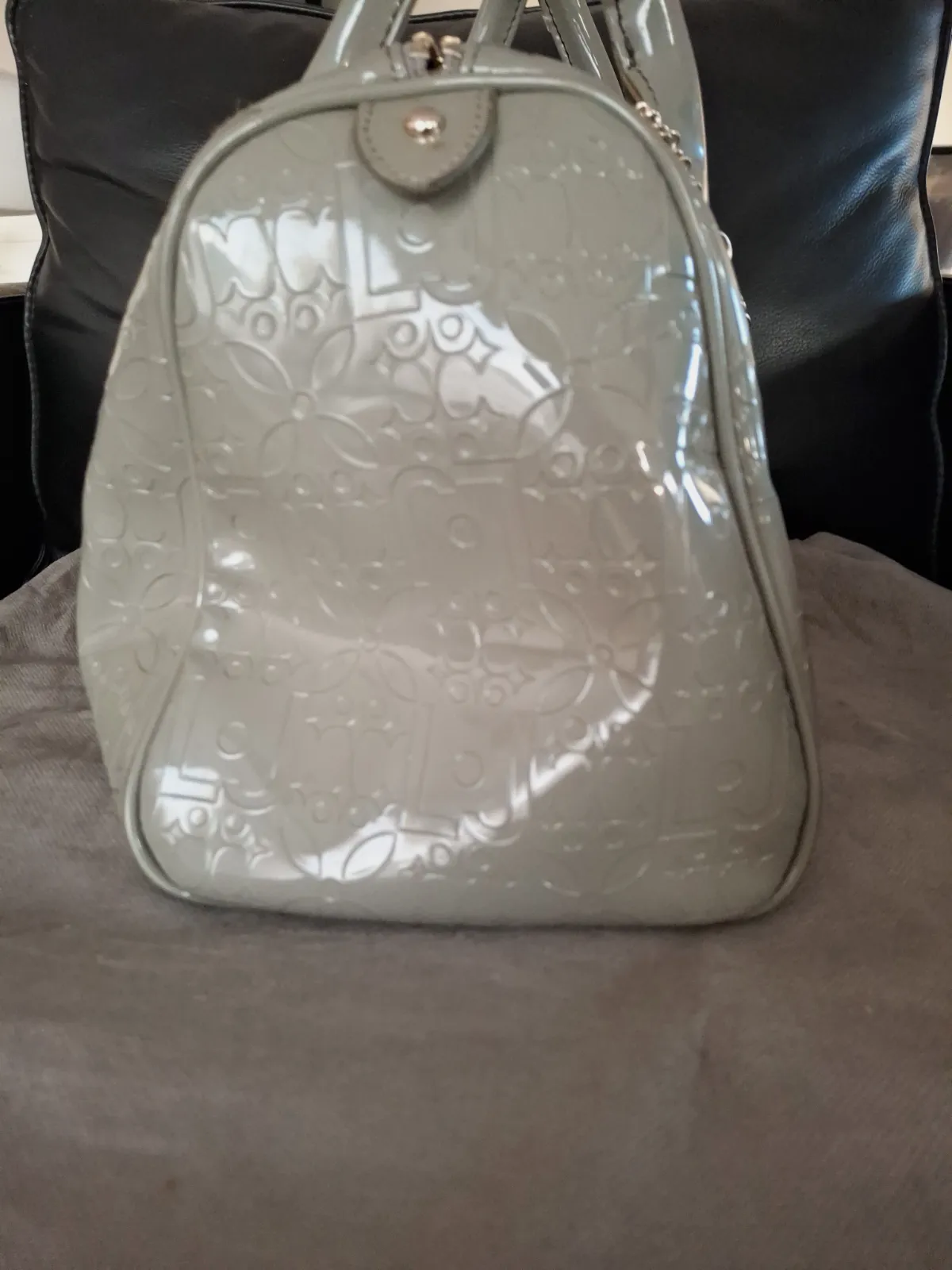 Sac à main Liu Jo en cuir verni gris – Liu Jo – taille Taille unique 8