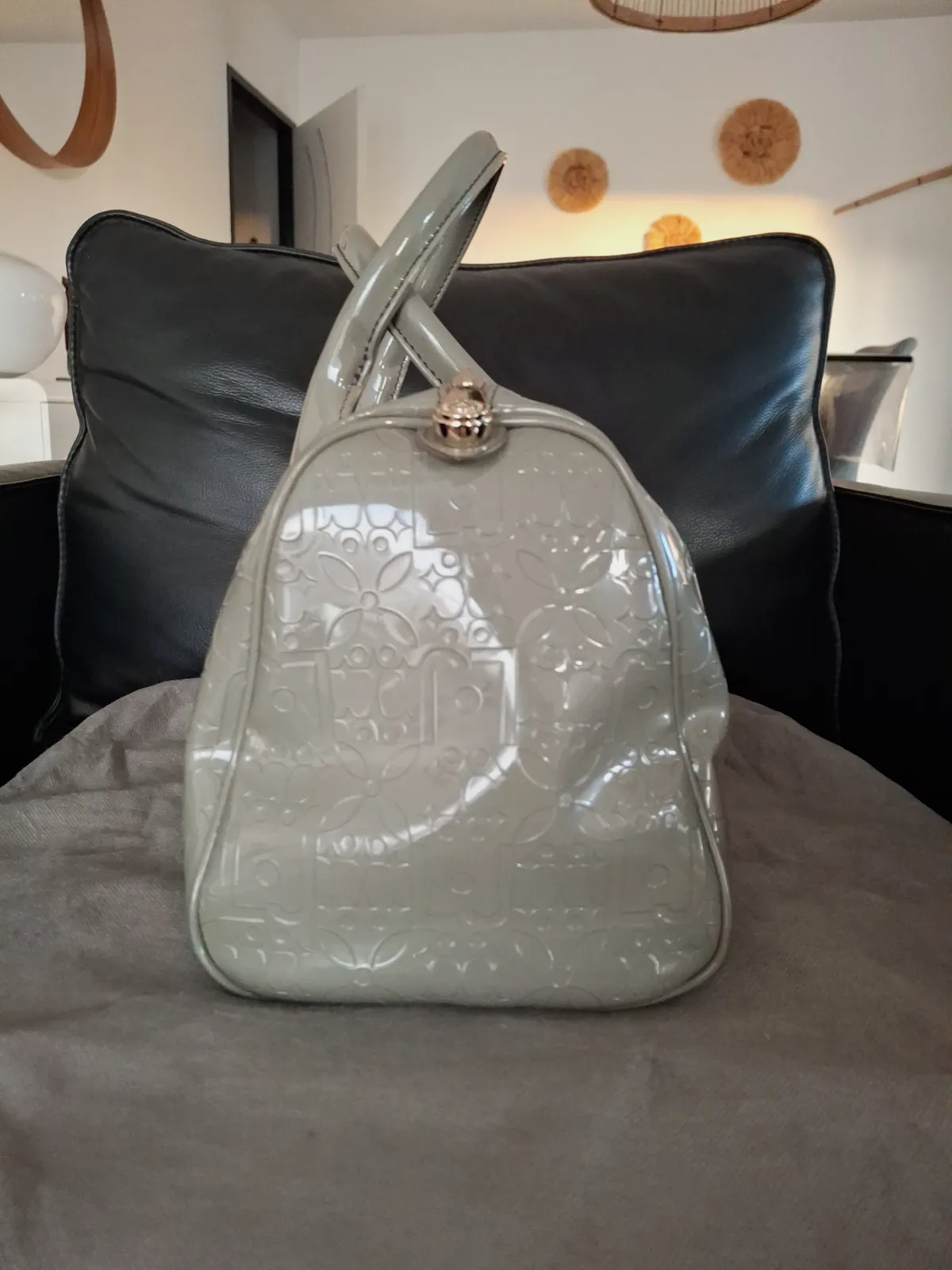 Sac à main Liu Jo en cuir verni gris – Liu Jo – taille Taille unique 6