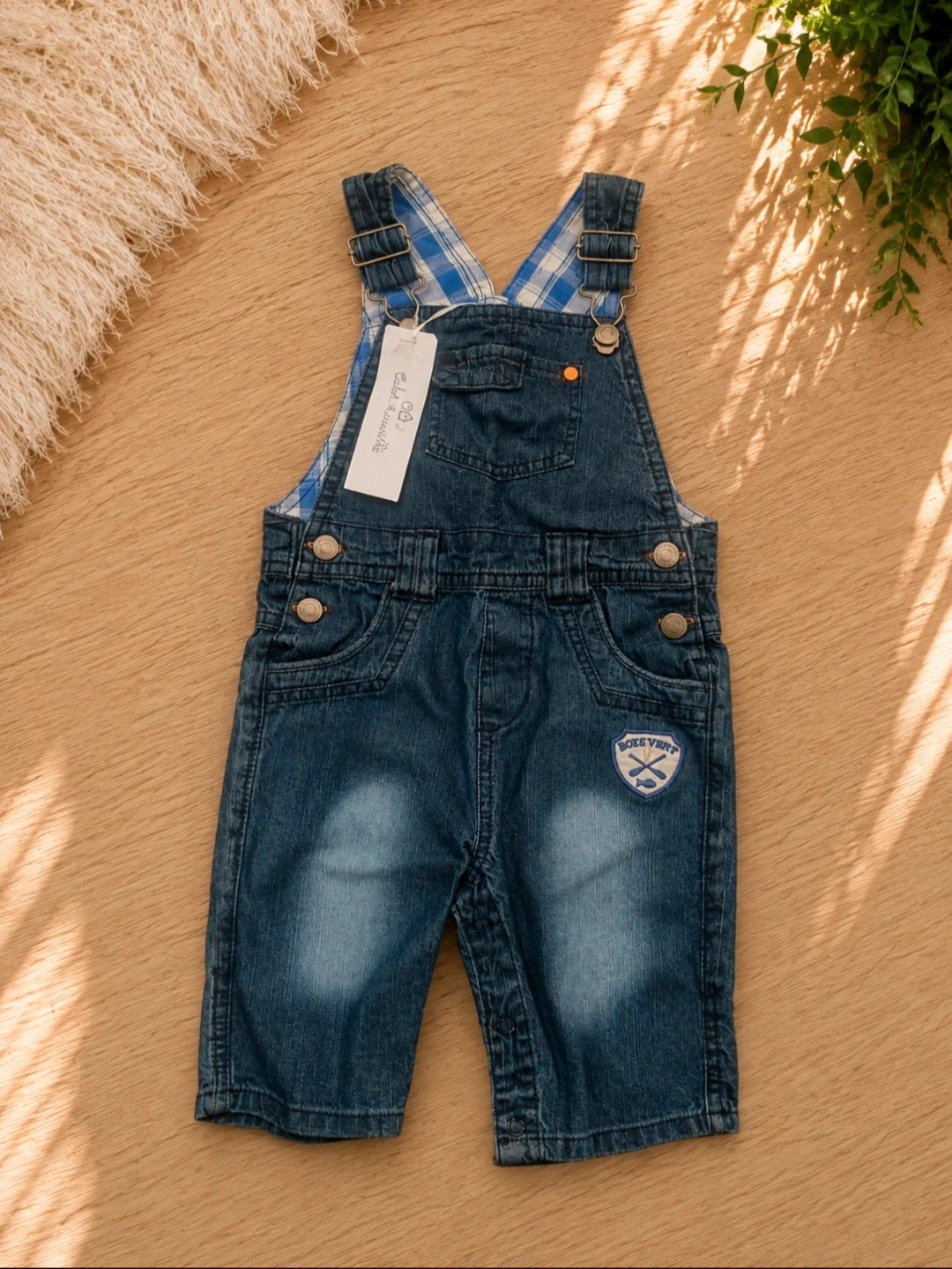 Salopette en jean Cadet Rousselle bébé – Taille 12 mois – Neuve