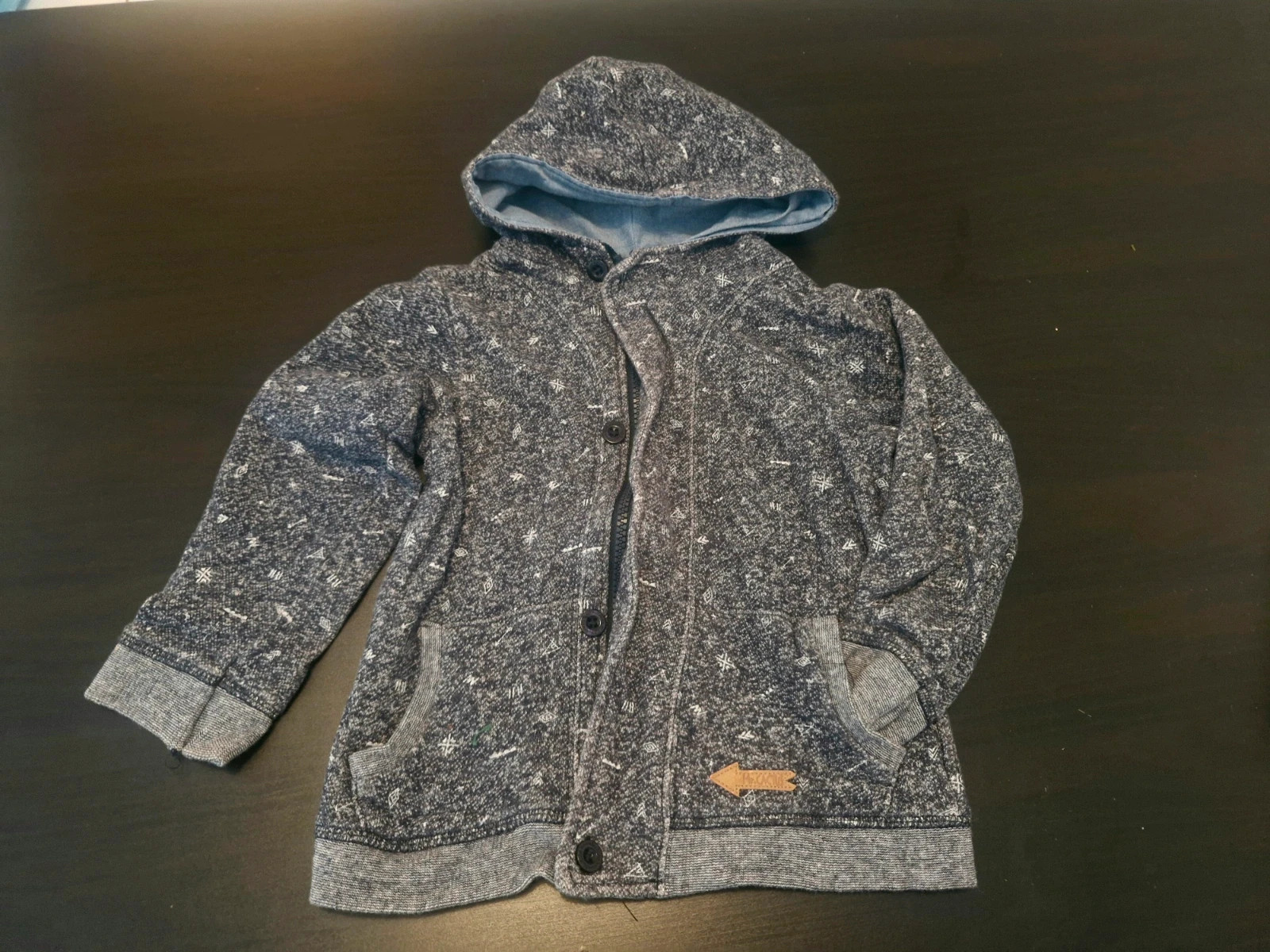 Veste à zip et bouton - Cadet Rousselle - Taille 5 ans