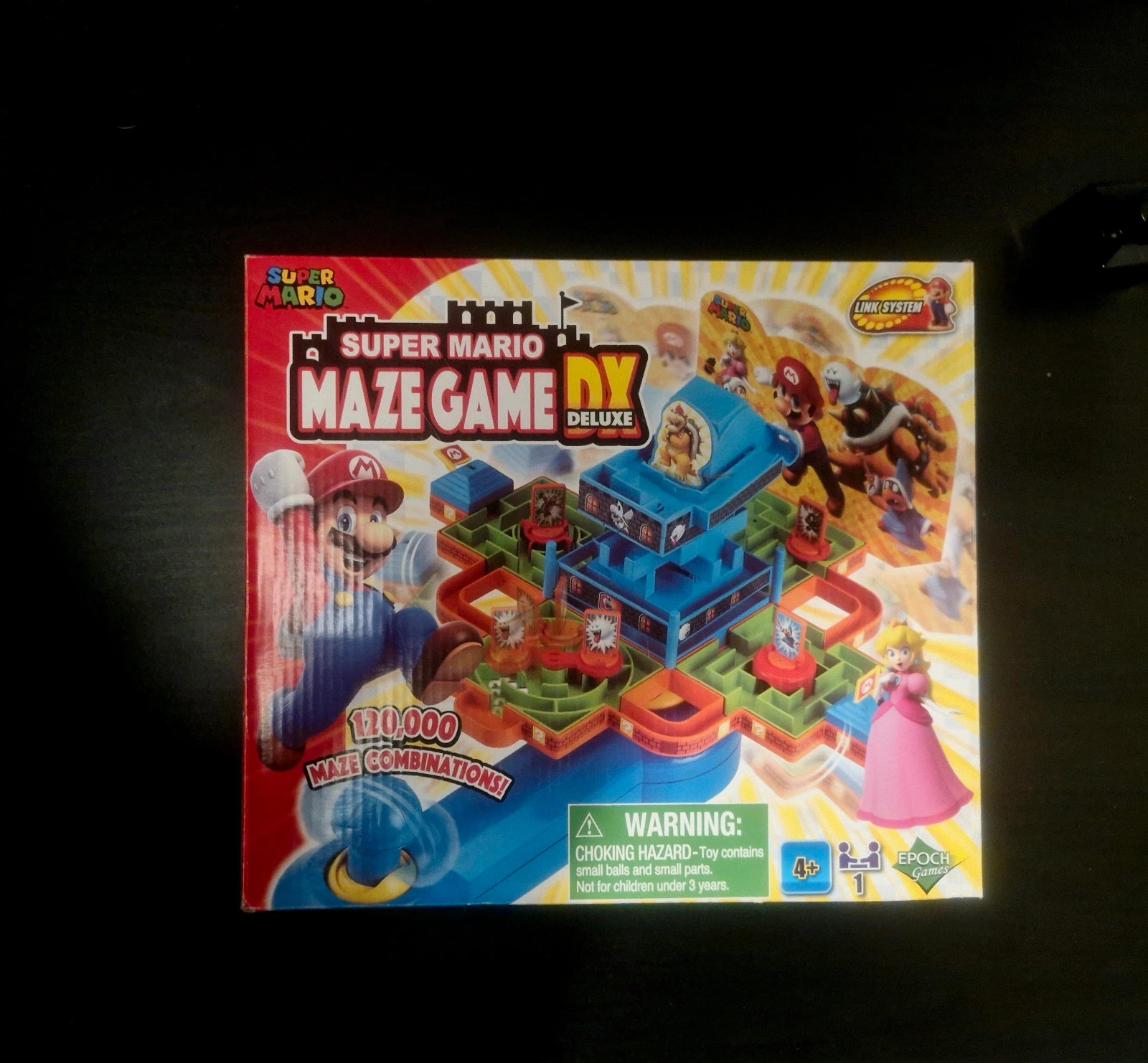 EPOCH Games- Super Mario Maze Game DX Jeu de société, 7371 Complet
