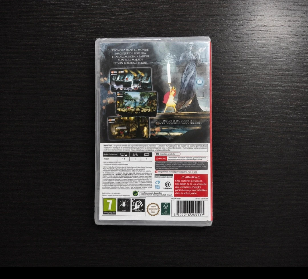 Child of Light Ultimate Edition Nintendo Switch NEUF Scellé – Code téléchargement 2