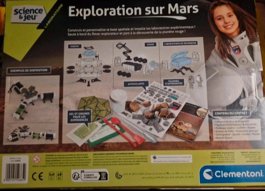 Clementoni - NASA Exploration sur Mars 52665 – Clementoni – taille Taille unique 3