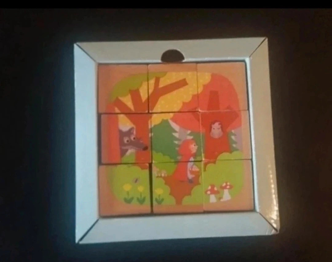 Jouet - Puzzle cube en bois / Vilac