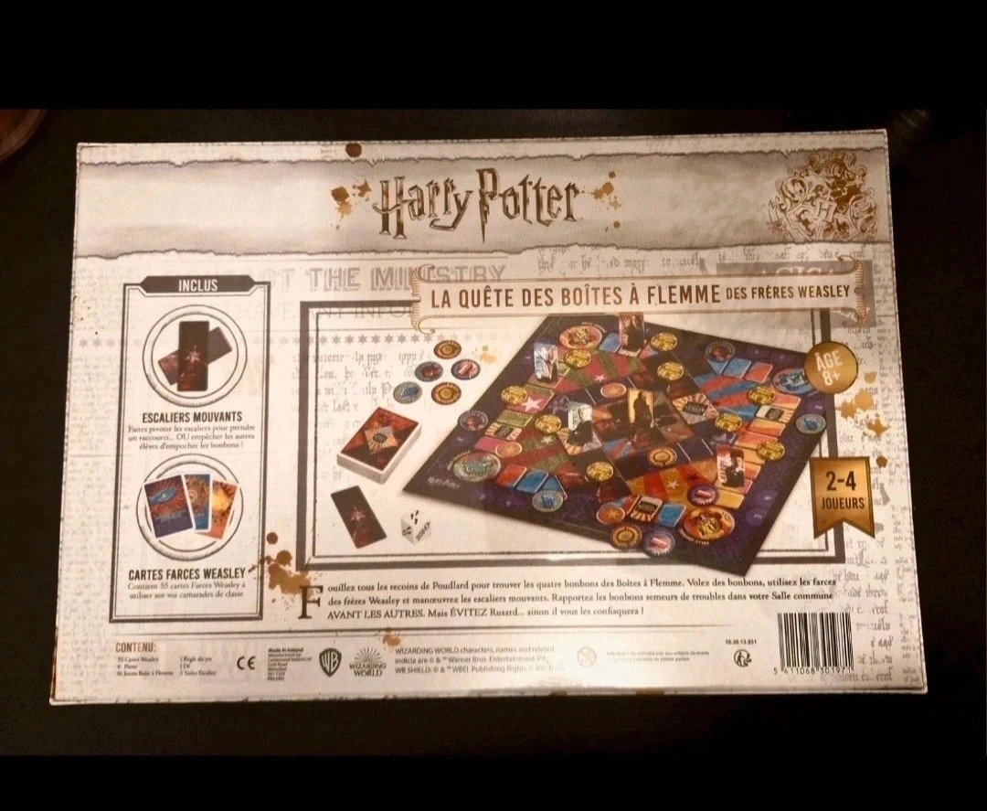 Jeu Société Harry Potter - La Quête Des Boites à Flemme des Frères Weasley – Harry Potter 3