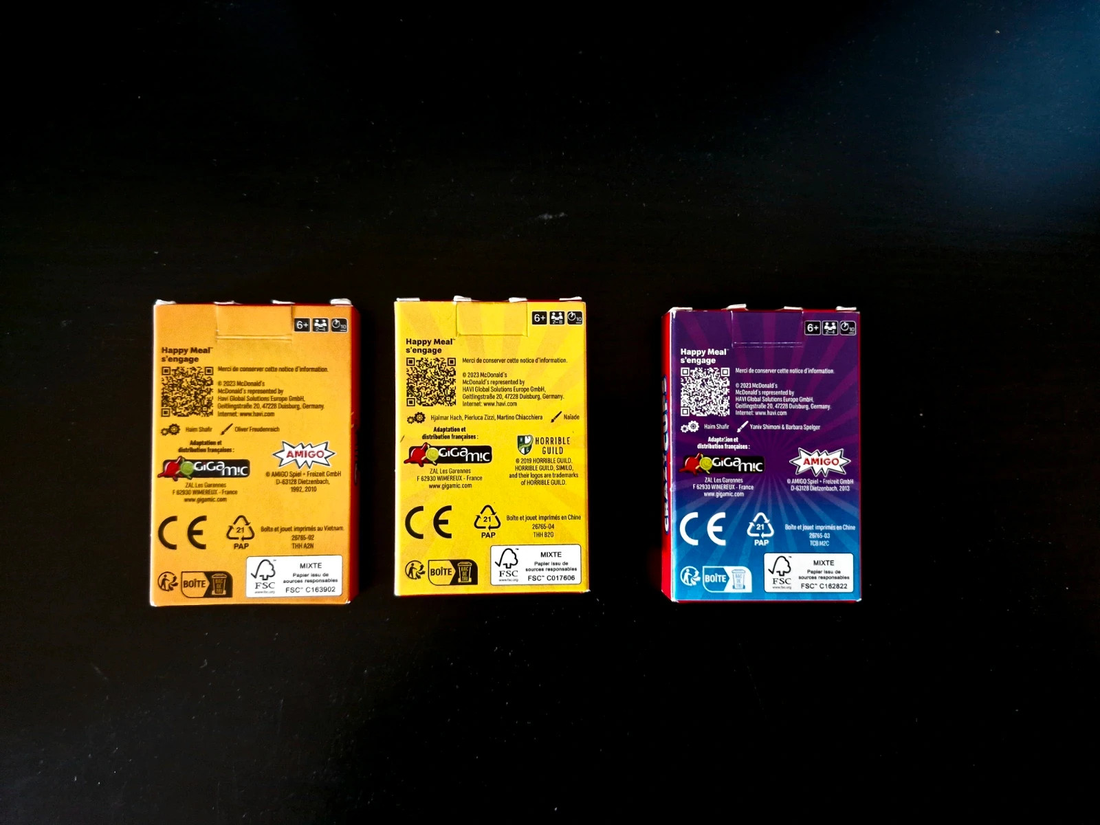 Lot de 3 jeux - Neuf – Gigamic 2