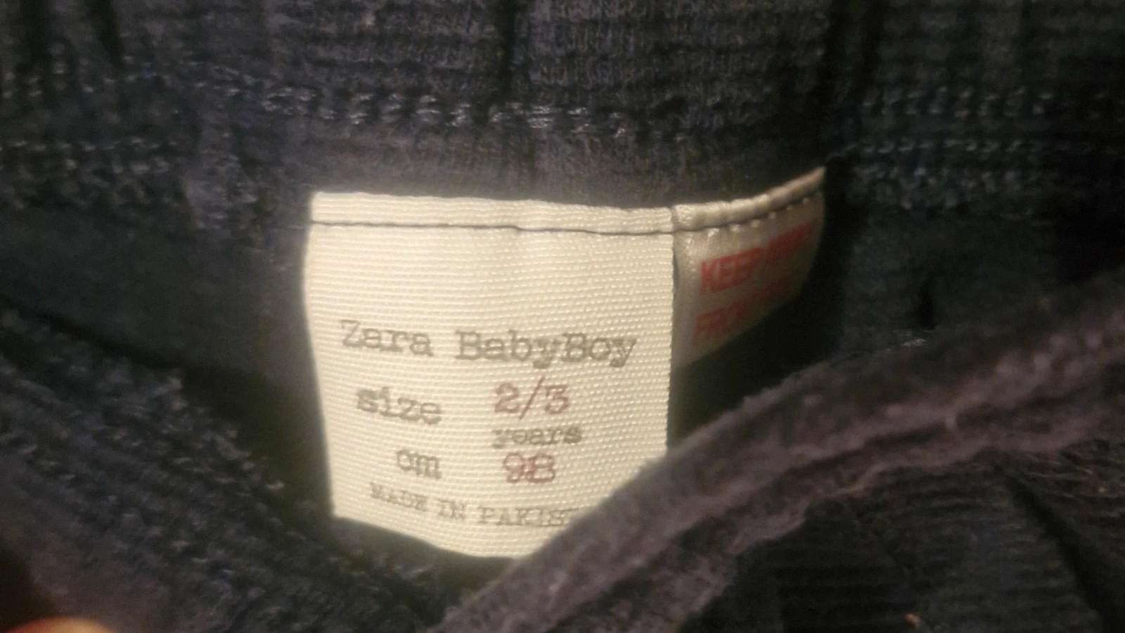 Lot chemise + 2 pantalons - Taille 2/3 ans - Zara Baby – Zara Baby – taille 24-36 mois / 92 cm 5