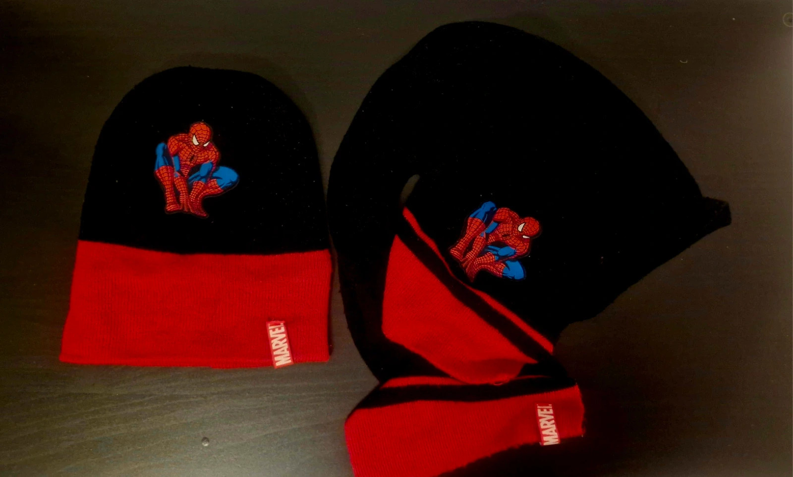 Bonnet et echarpe - TU - Spiderman
