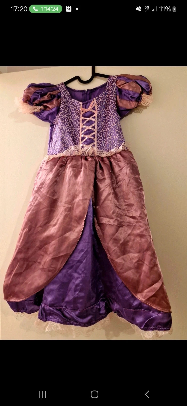 Robe Raiponce - Taille 5/7 ans – LGRI – taille 5 ans / 110 cm 2