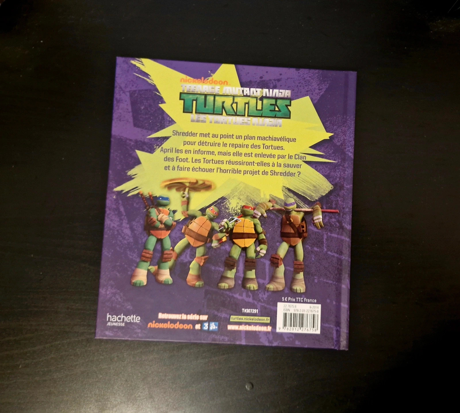 Livre - Tortue Ninja - L'enlèvement d'April 2