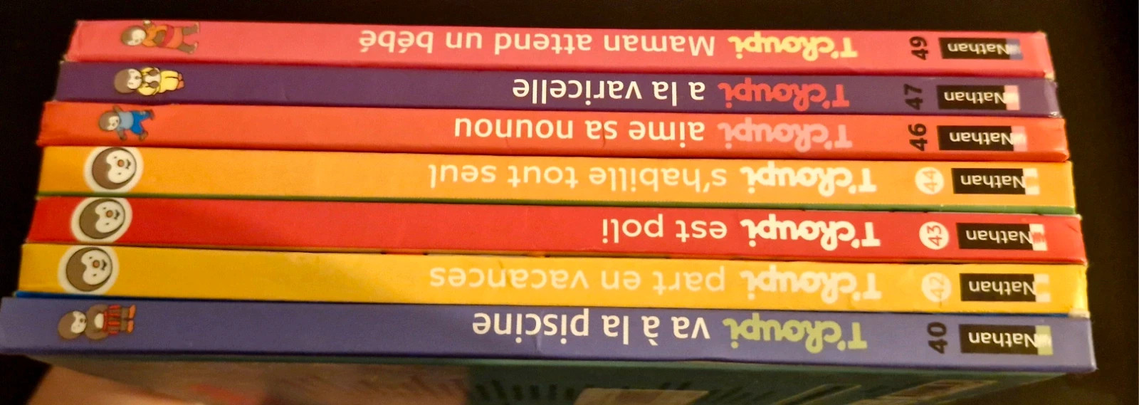 Lot de 7 livres Tchoupi (n° 40, 42, 43, 44, 46, 47 et 49) 2
