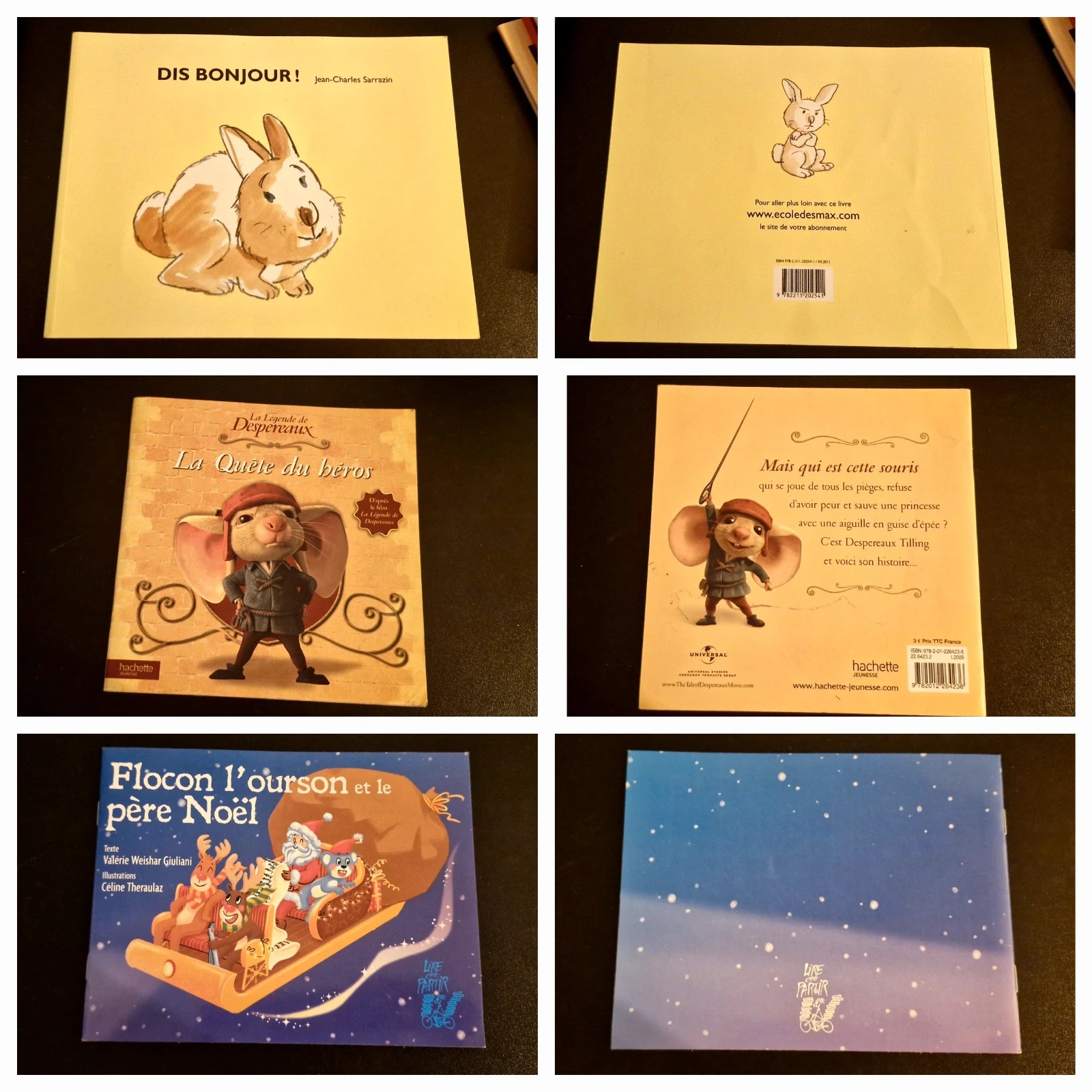 Lot de 3 livres