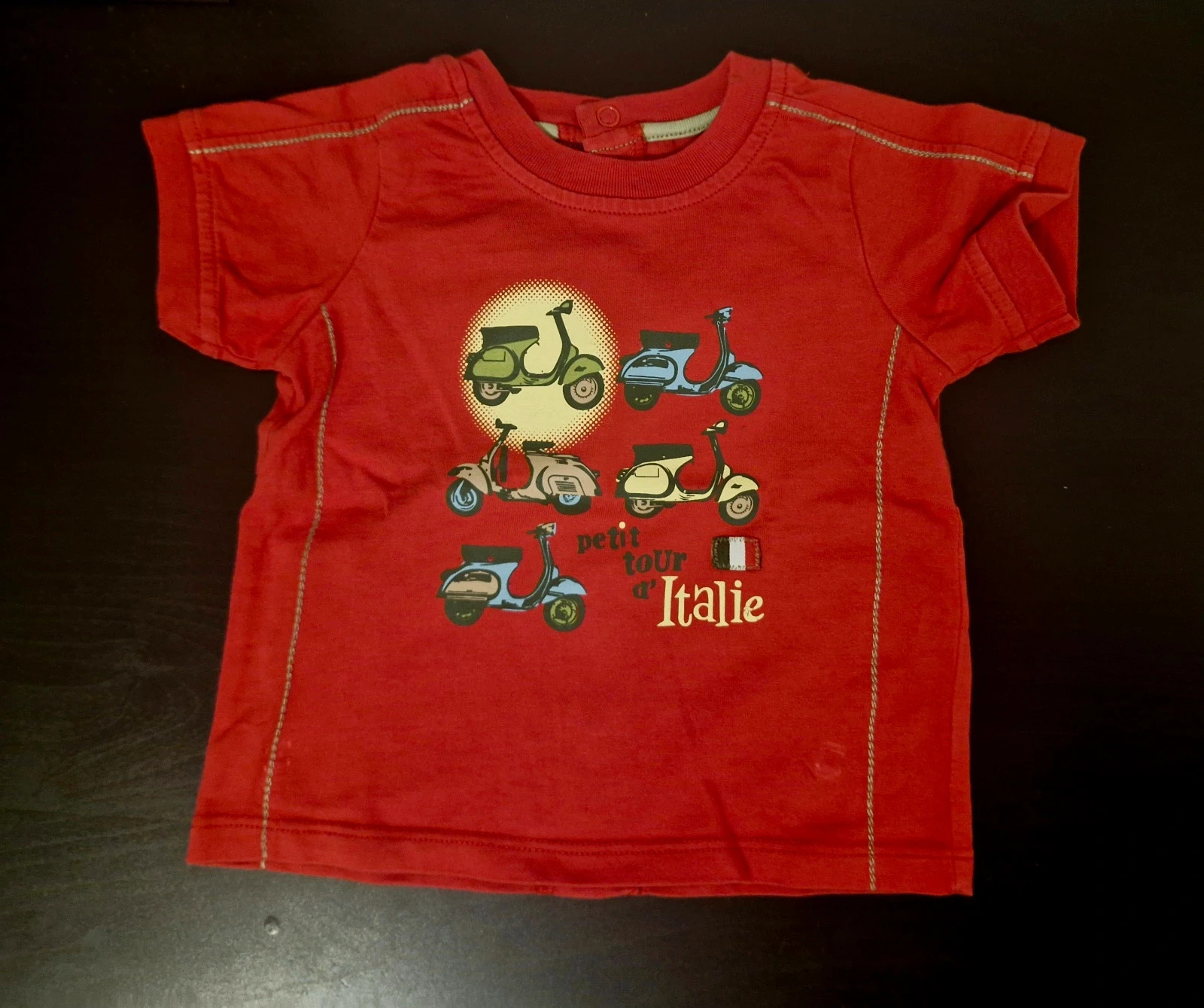 T-shirt rouge Sergent Major 6 mois – Sergent Major – taille 6-9 mois / 68 cm