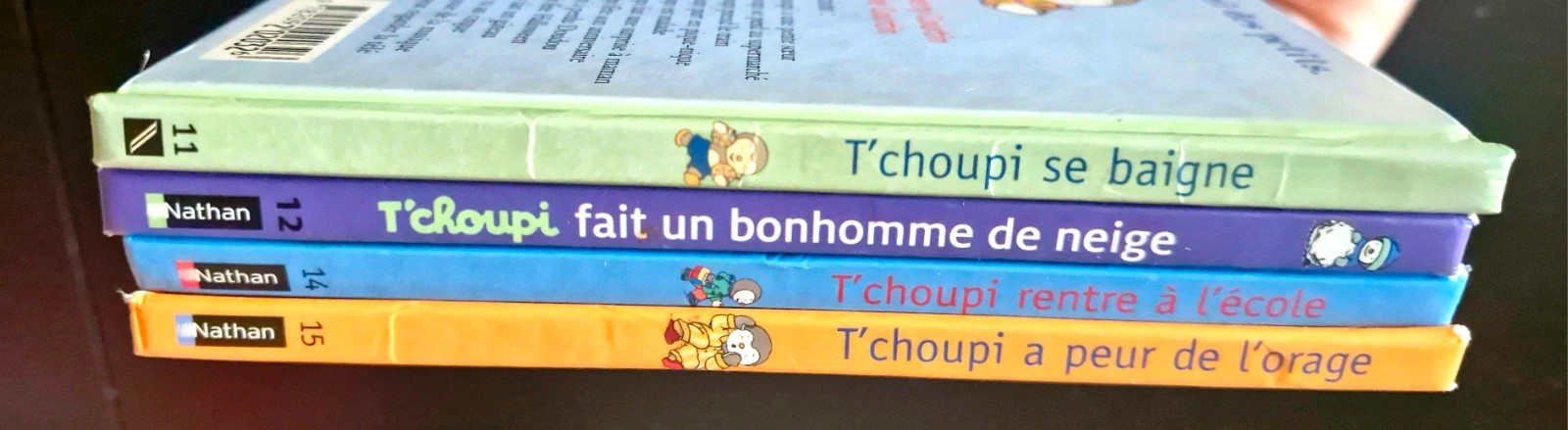 Lot de 4 livres Tchoupi 2