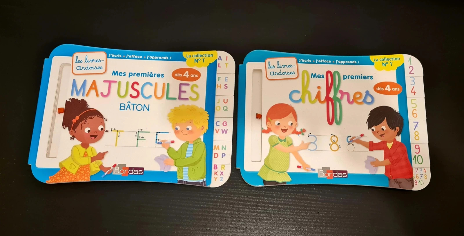 Lot de 2 livres ardoises