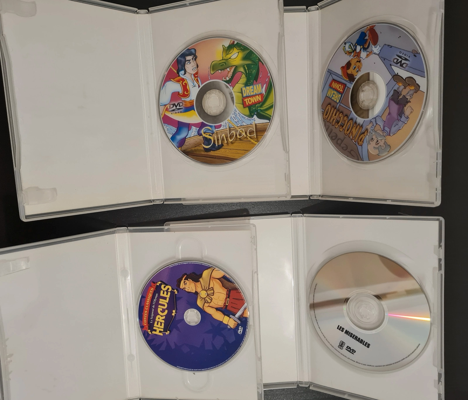DVD - Lot de 4 DVD dessins animés – Dream Town – taille Taille unique 3