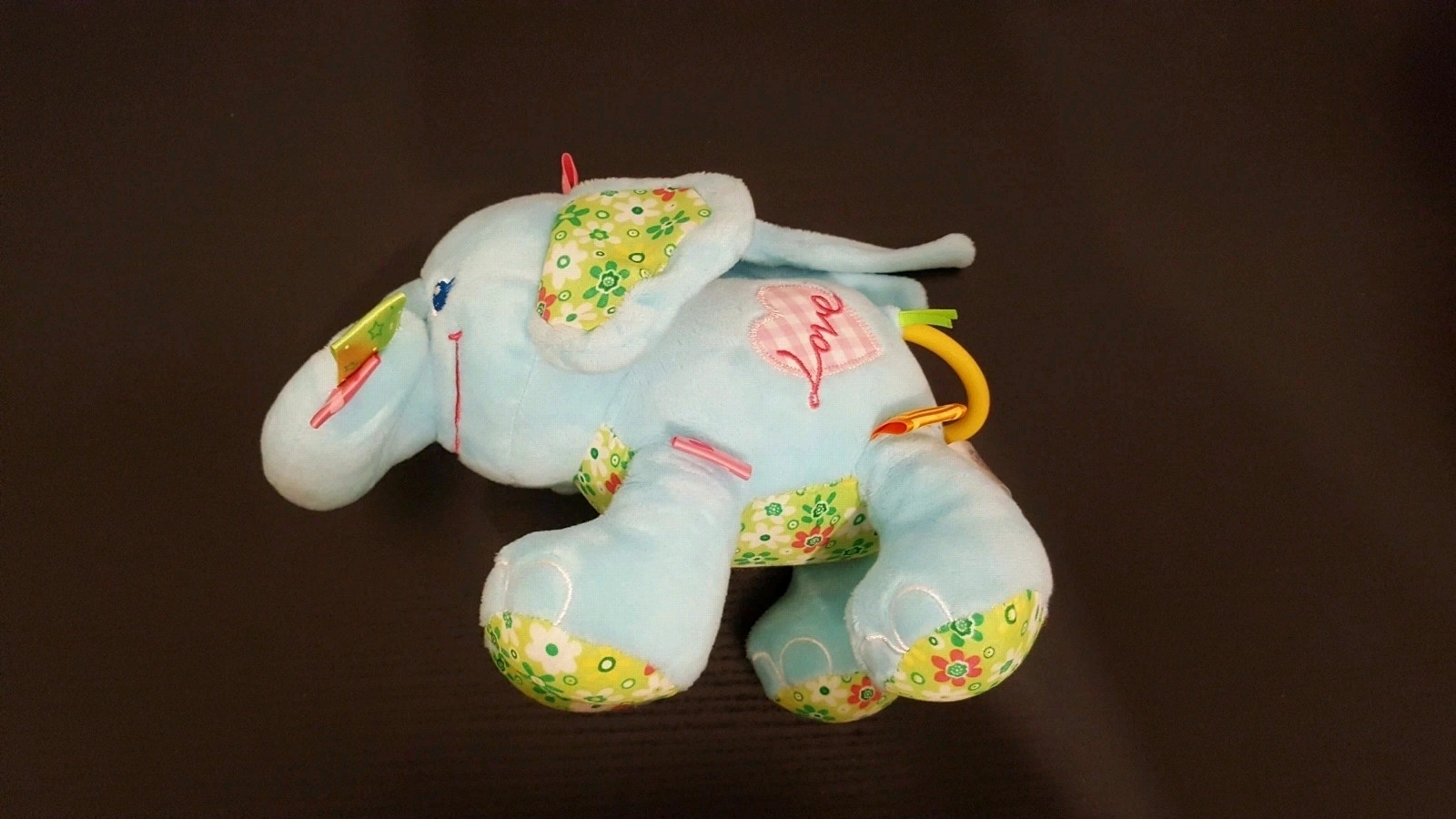 Happy Cherry - Hochet en peluche éléphant - Musique – Autre – taille 6 mois 3