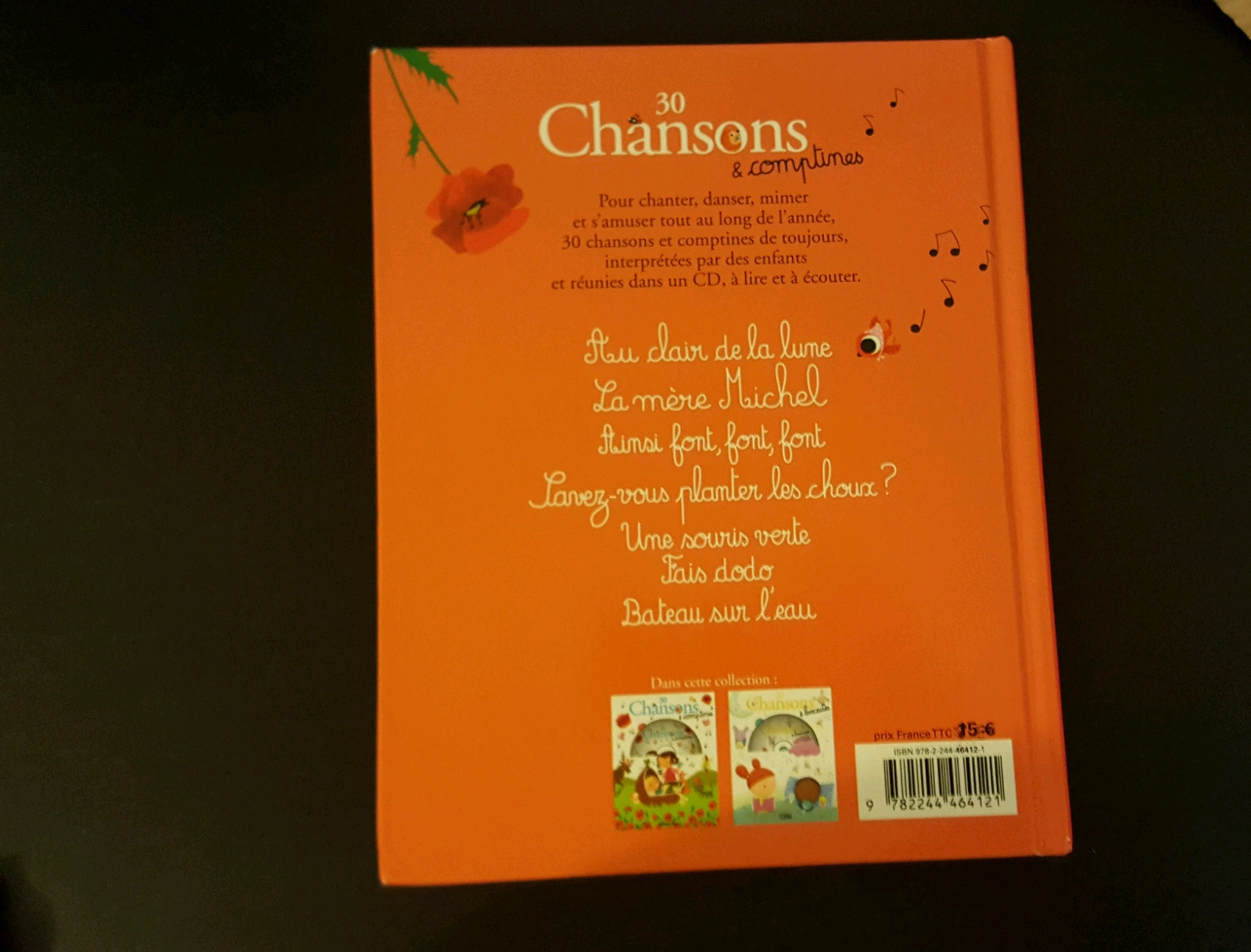Livre - 30 Chansons et comptines – Livre – taille 24 mois 2