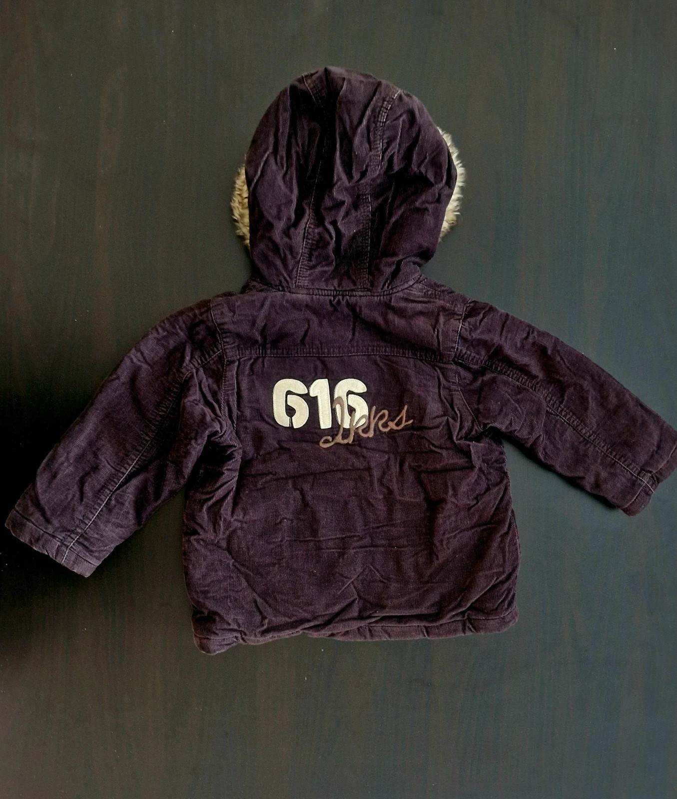 Parka IKKS 2 ans / 86- à capuche fourrée – IKKS – taille 18-24 mois / 86 cm 2
