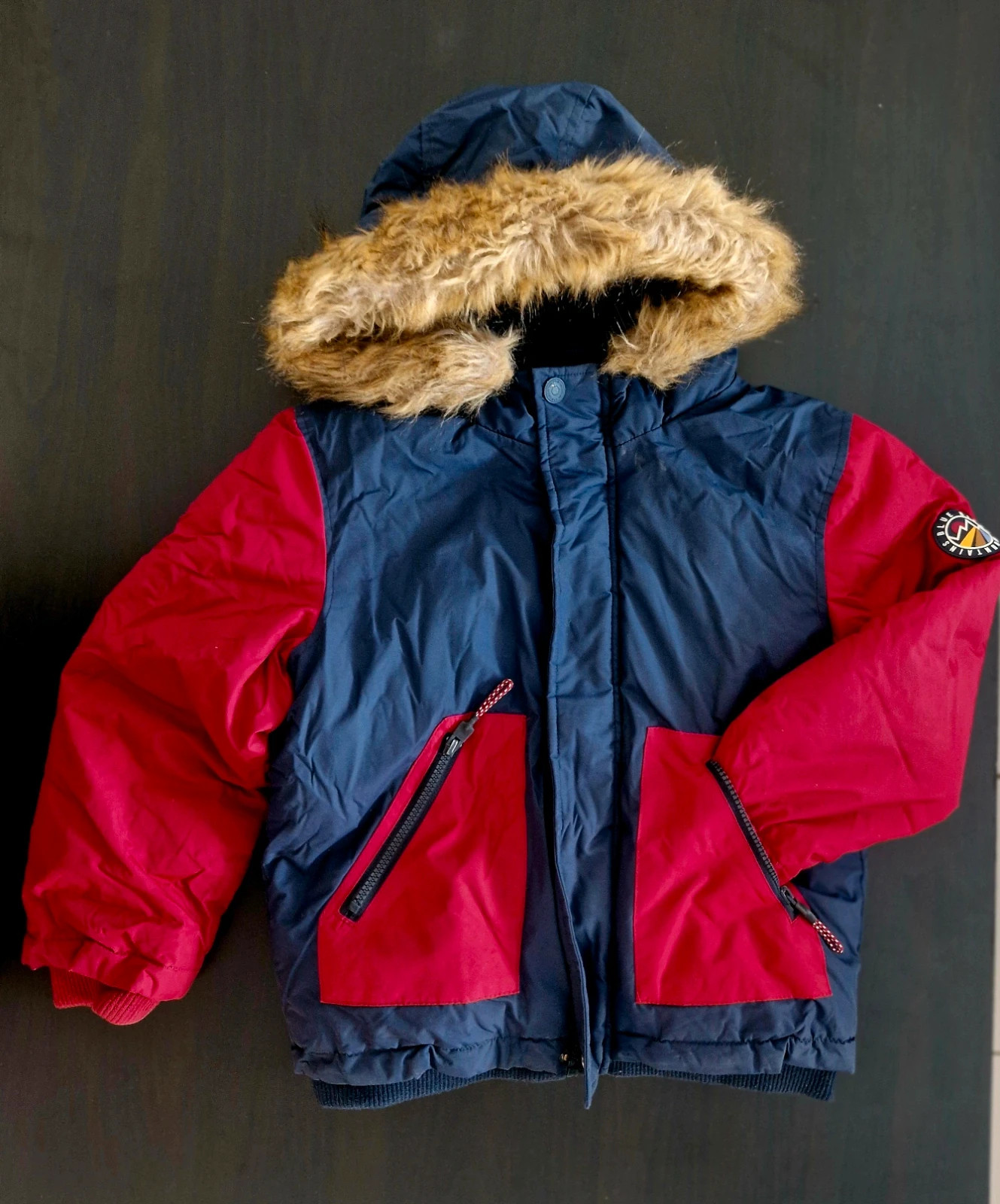 Parka - Tape à l’œil - à capuche fourrée – 8 ans / 128 cm
