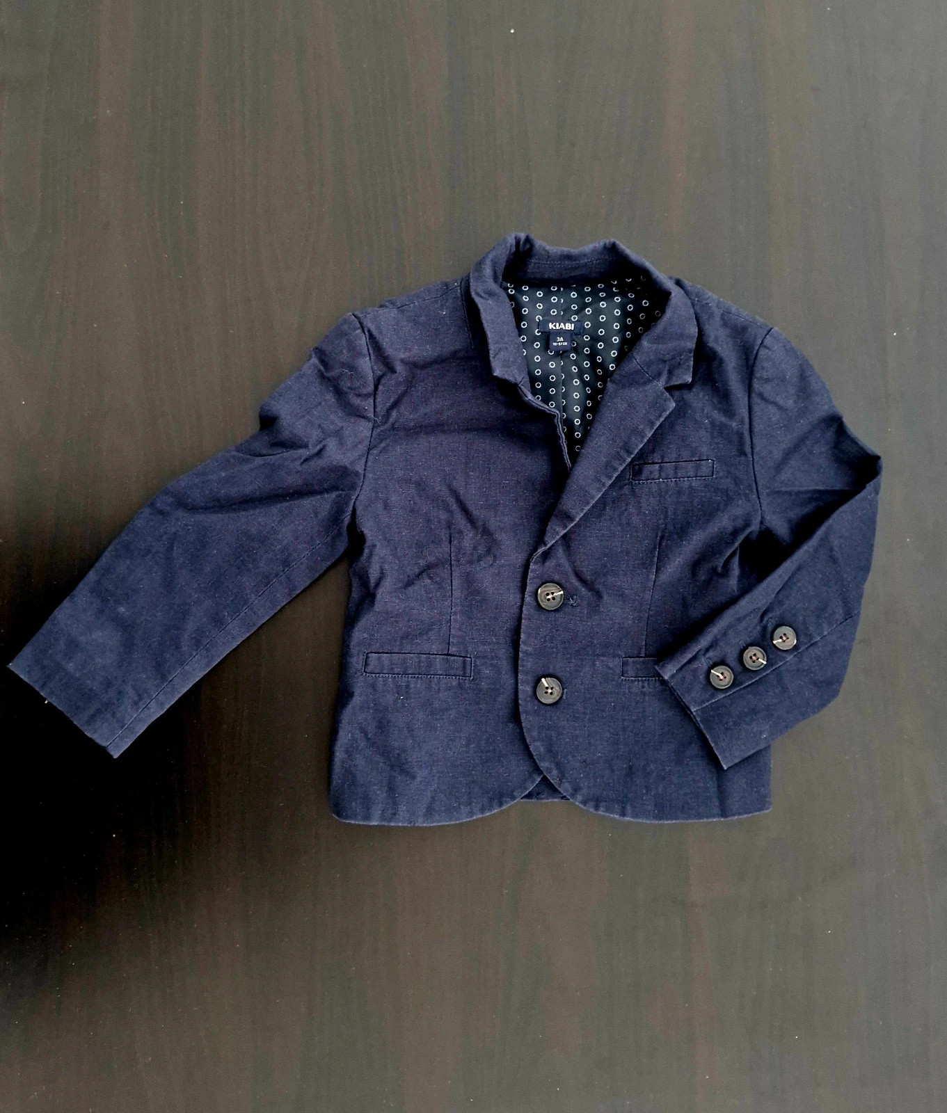 Veste blazer enfant Kiabi bleu marine – 3 ans – Kiabi – taille 3 ans / 98 cm