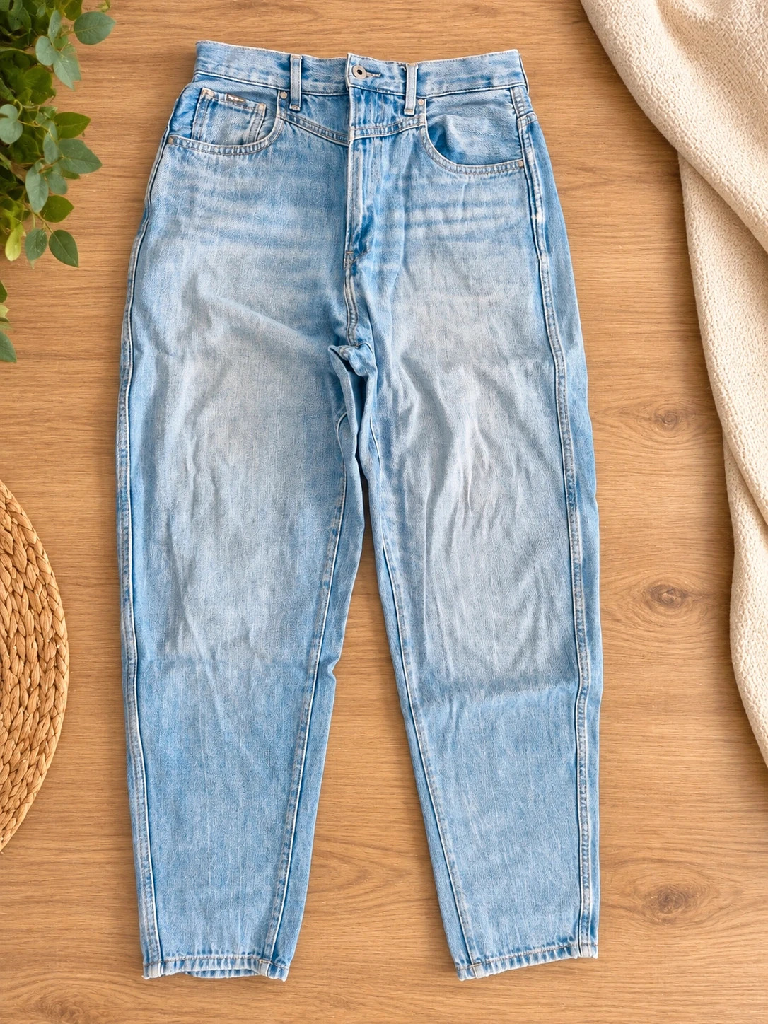 Pepe Jeans Rachel W27 Jean ballon taille haute T27