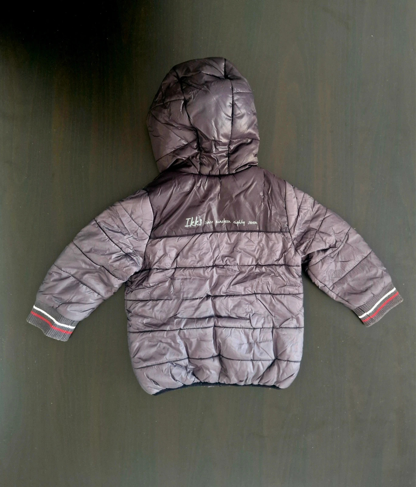 Doudoune enfant IKKS à capuche doublée polaire – 18 mois – IKKS – taille 12-18 mois / 80 cm 2