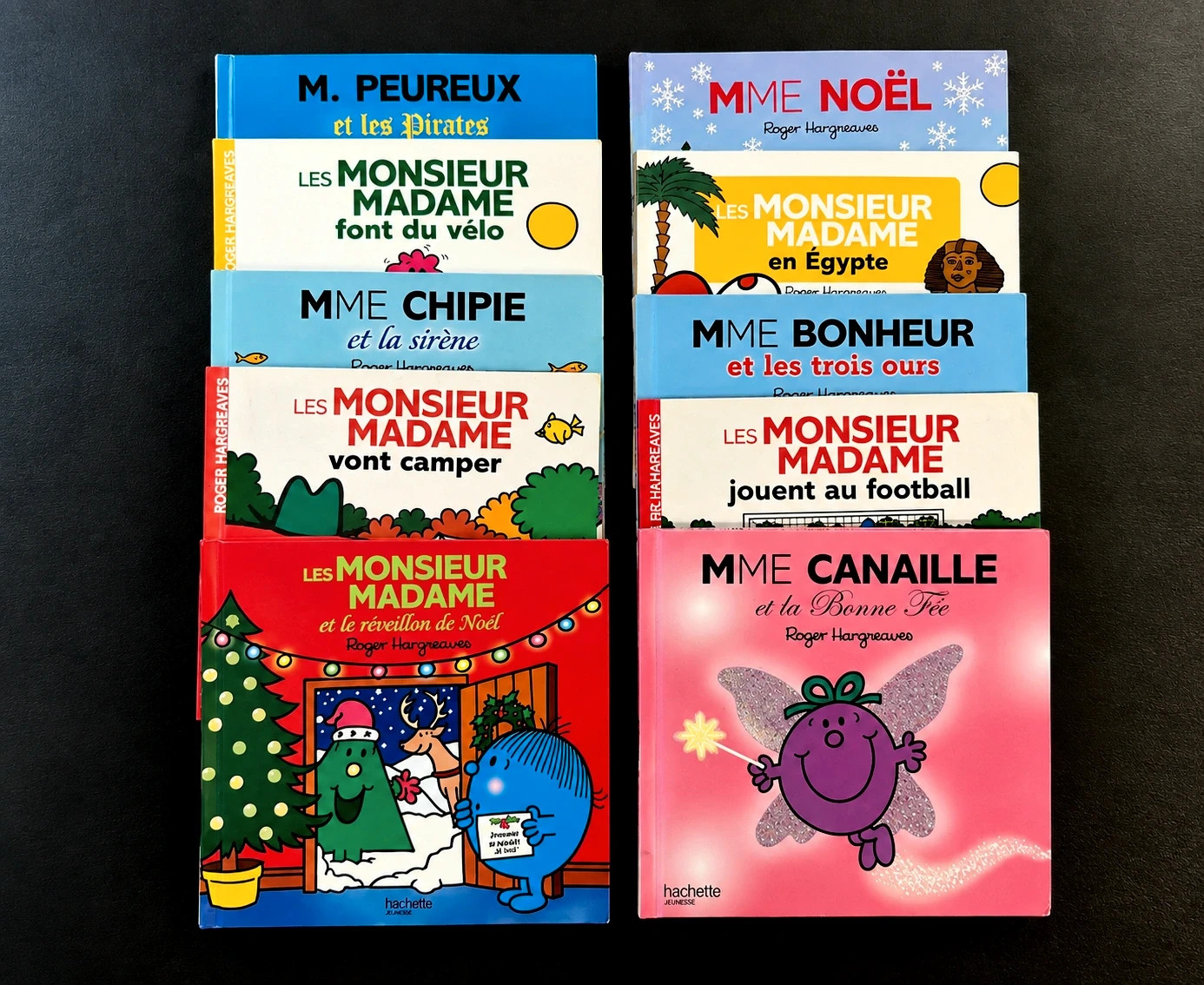 Lot de 10 livres Monsieur Madame